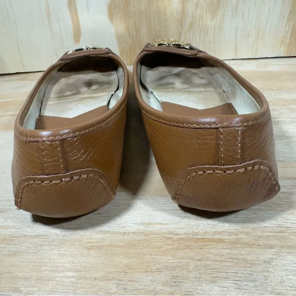 Michael Kors Brown Leather Ballet Flats Women’s Size 9